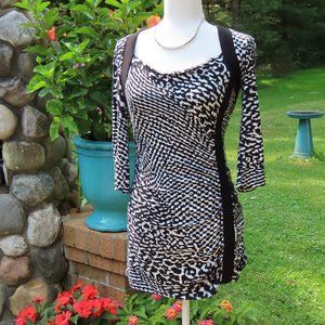 Flattering Black and White Top